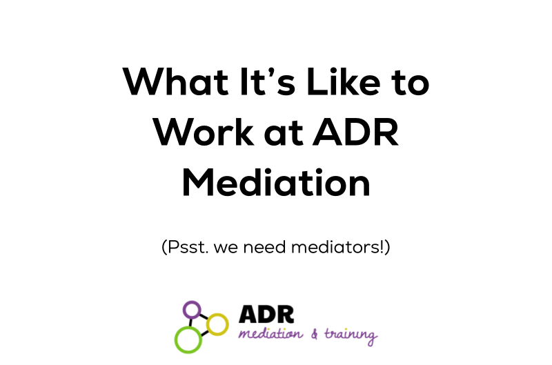 ADR mediation jobs